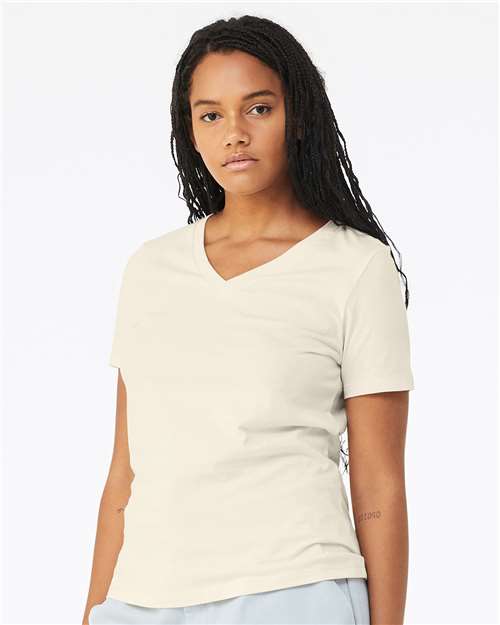 BELLA + CANVAS Women’s Relaxed Jersey V-Neck Tee 6405