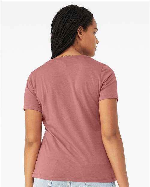 BELLA + CANVAS Women's Relaxed Triblend V-Neck Tee 6415