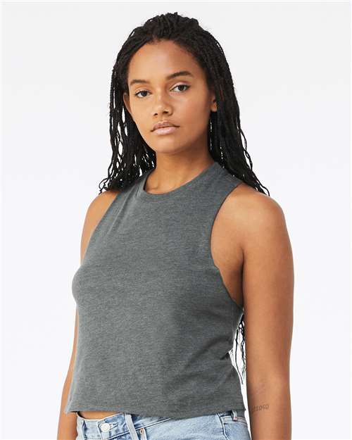 BELLA + CANVAS Women's Racerback Crop Tank 6682