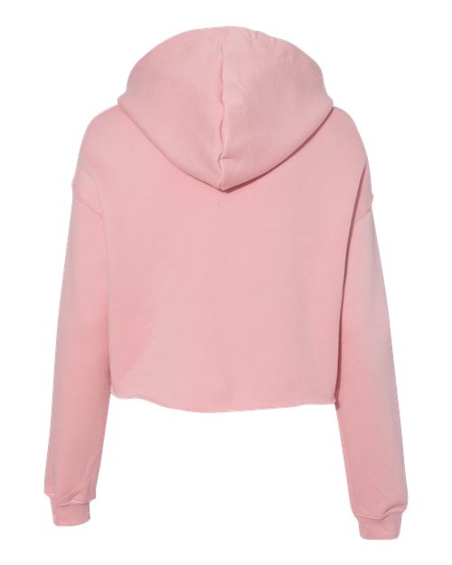 BELLA + CANVAS Women's Crop Fleece Hoodie Sweatshirt 7502