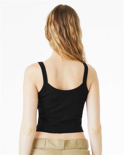 BELLA + CANVAS Women's Micro Rib Spaghetti Strap Tank 1012