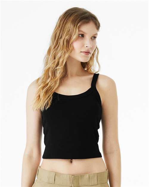 BELLA + CANVAS Women's Micro Rib Spaghetti Strap Tank 1012