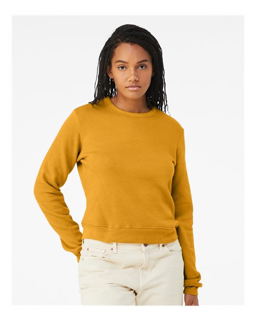 BELLA + CANVAS Women's Sponge Fleece Crewneck Sweatshirt 7511