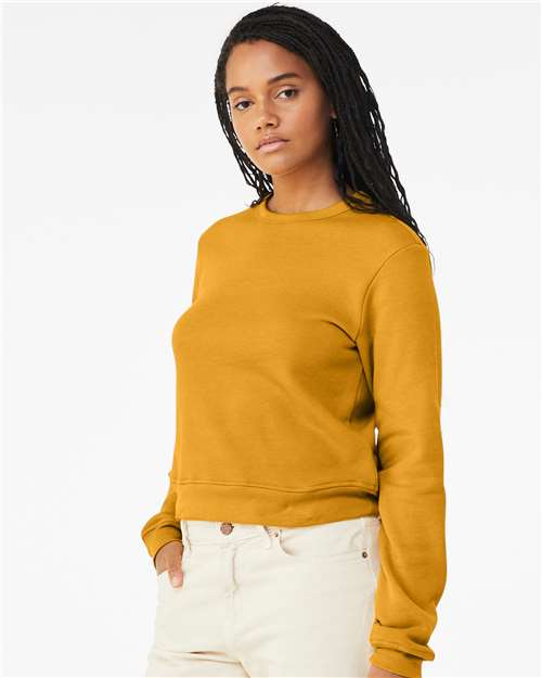 BELLA + CANVAS Women's Sponge Fleece Crewneck Sweatshirt 7511