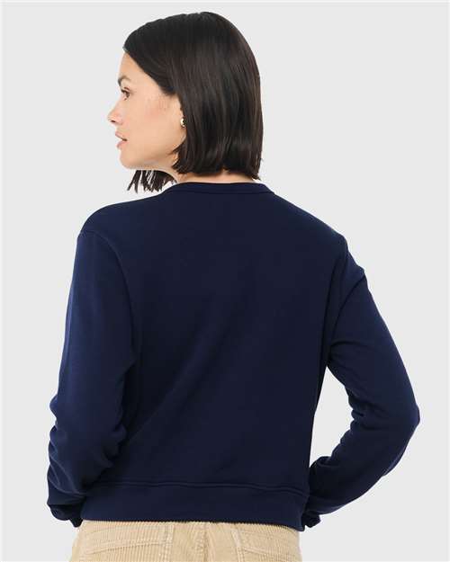 BELLA + CANVAS Women's Sponge Fleece Crewneck Sweatshirt 7511