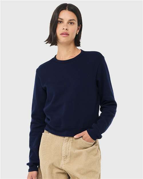 BELLA + CANVAS Women's Sponge Fleece Crewneck Sweatshirt 7511