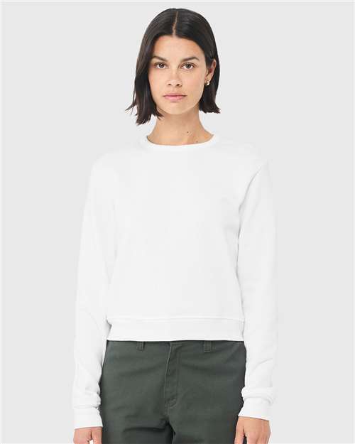 BELLA + CANVAS Women's Sponge Fleece Crewneck Sweatshirt 7511