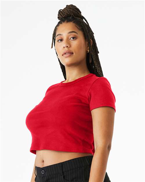 BELLA + CANVAS Women's Micro Rib Baby Tee 1010