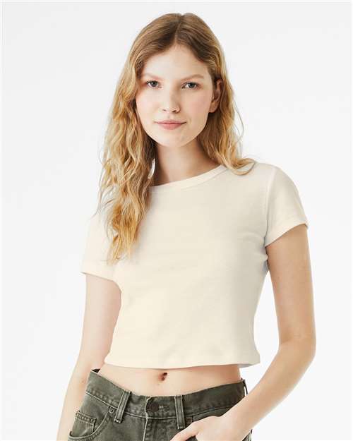 BELLA + CANVAS Women's Micro Rib Baby Tee 1010