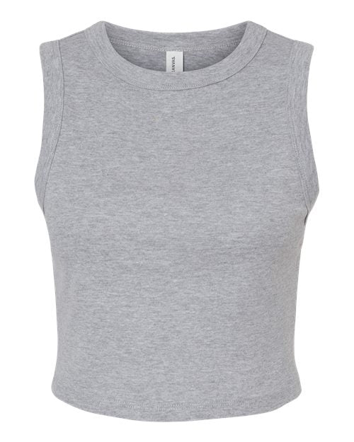 BELLA + CANVAS Women's Micro Rib Muscle Crop Tank 1013
