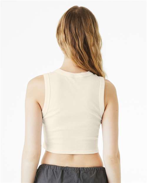 BELLA + CANVAS Women's Micro Rib Muscle Crop Tank 1013