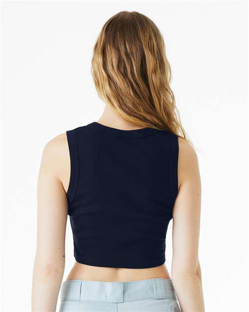 BELLA + CANVAS Women's Micro Rib Muscle Crop Tank 1013