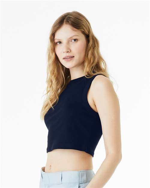 BELLA + CANVAS Women's Micro Rib Muscle Crop Tank 1013