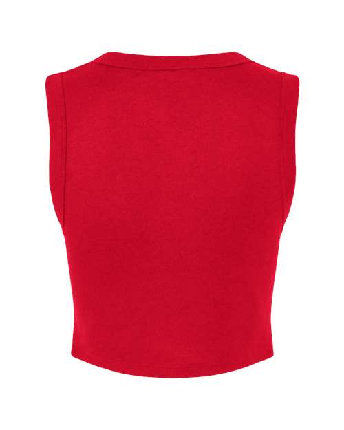 BELLA + CANVAS Women's Micro Rib Muscle Crop Tank 1013