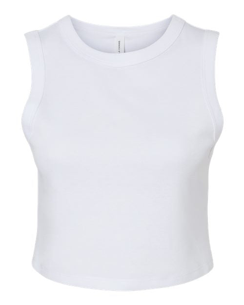 BELLA + CANVAS Women's Micro Rib Muscle Crop Tank 1013
