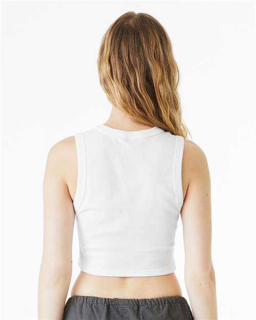 BELLA + CANVAS Women's Micro Rib Muscle Crop Tank 1013
