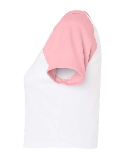 BELLA + CANVAS Women's Micro Rib Raglan Baby Tee 1201