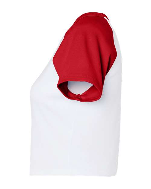 BELLA + CANVAS Women's Micro Rib Raglan Baby Tee 1201