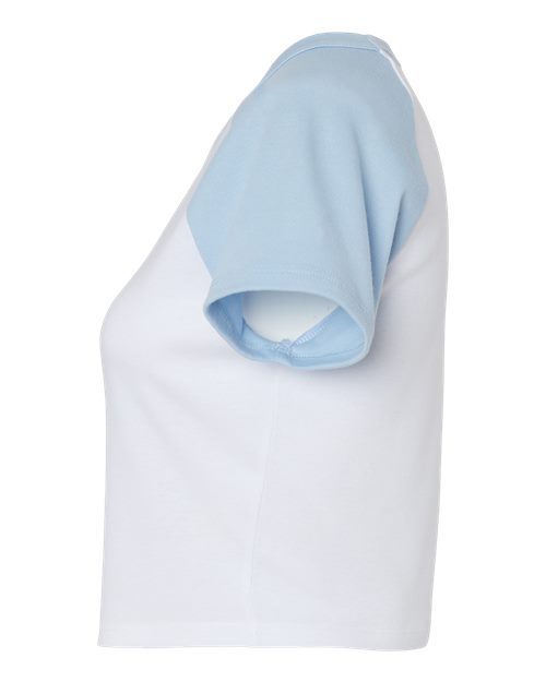 BELLA + CANVAS Women's Micro Rib Raglan Baby Tee 1201