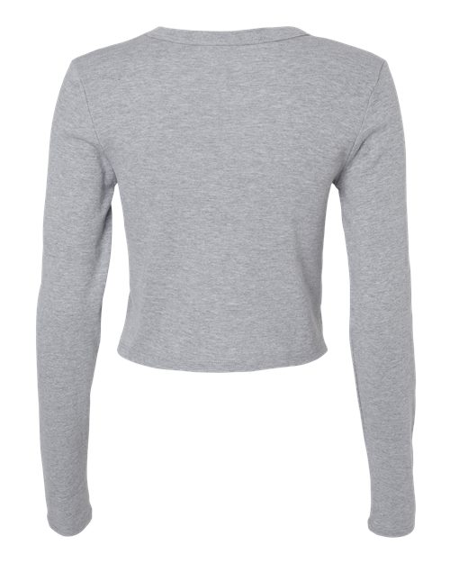 BELLA + CANVAS Women's Micro Rib Long Sleeve Baby Tee 1501