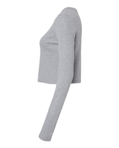 BELLA + CANVAS Women's Micro Rib Long Sleeve Baby Tee 1501