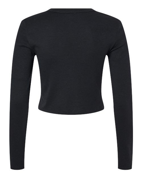 BELLA + CANVAS Women's Micro Rib Long Sleeve Baby Tee 1501