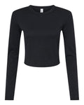 BELLA + CANVAS Women's Micro Rib Long Sleeve Baby Tee 1501