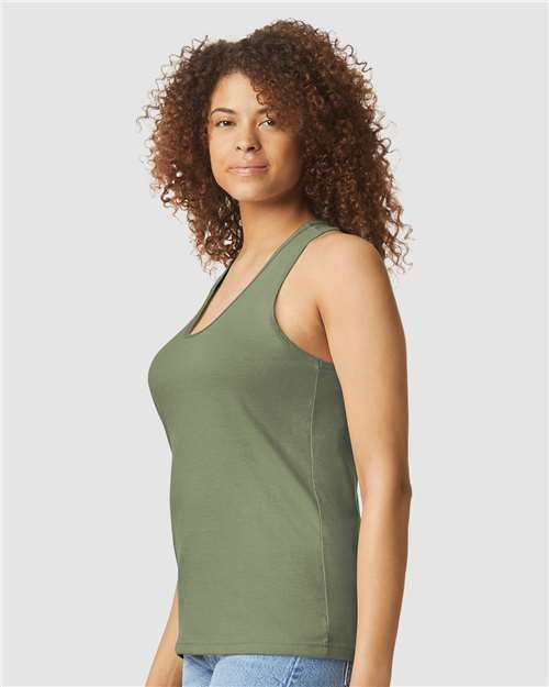 Gildan Women's Softstyle® CVC Racerback Tank Top 64220LCVC