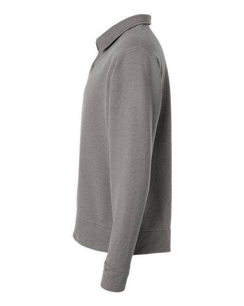 ComfortWash by Hanes Unisex Garment-Dyed Polo Collar Sweatshirt GDH490