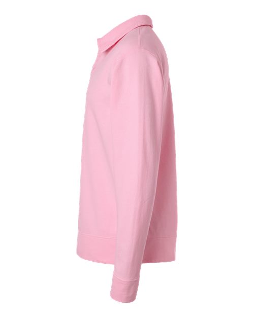 ComfortWash by Hanes Unisex Garment-Dyed Polo Collar Sweatshirt GDH490