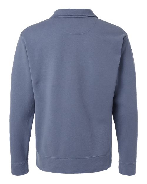 ComfortWash by Hanes Unisex Garment-Dyed Polo Collar Sweatshirt GDH490