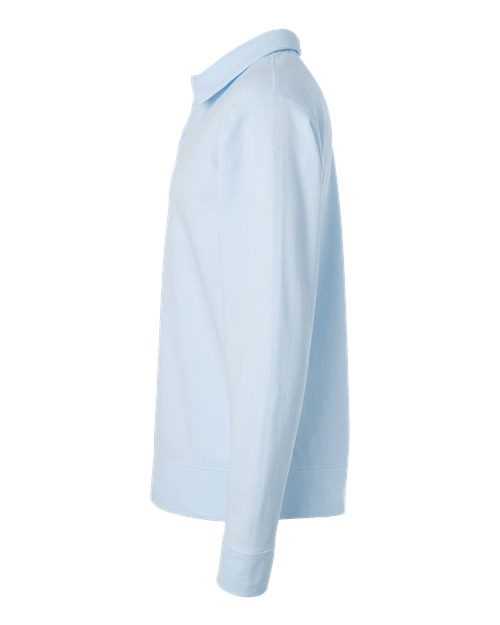 ComfortWash by Hanes Unisex Garment-Dyed Polo Collar Sweatshirt GDH490