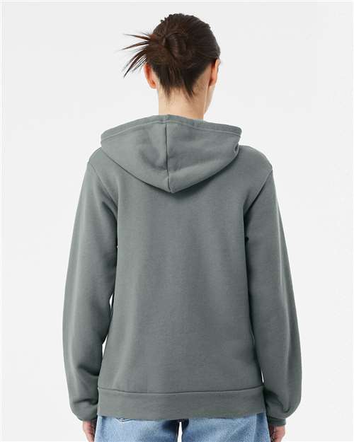 BELLA + CANVAS Unisex Sponge Fleece Full-Zip Hoodie Sweatshirt 3739