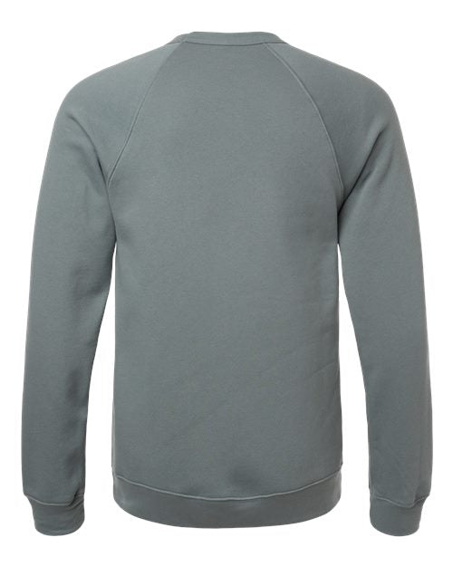 BELLA + CANVAS Unisex Sponge Fleece Raglan Crewneck Sweatshirt 3901