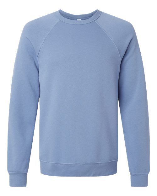 BELLA + CANVAS Unisex Sponge Fleece Raglan Crewneck Sweatshirt 3901