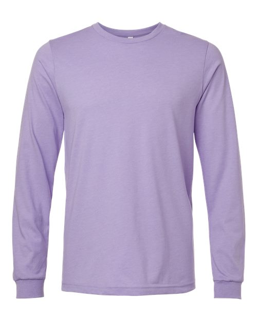 BELLA + CANVAS Heather CVC Long Sleeve Tee 3501CVC