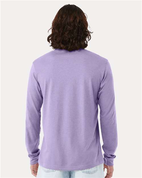 BELLA + CANVAS Heather CVC Long Sleeve Tee 3501CVC
