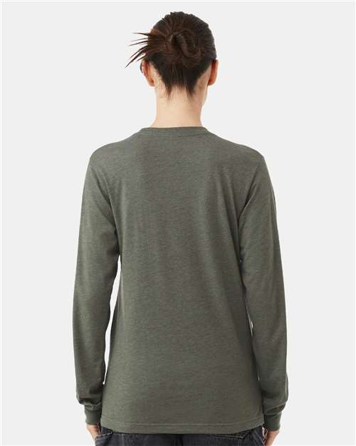 BELLA + CANVAS Heather CVC Long Sleeve Tee 3501CVC