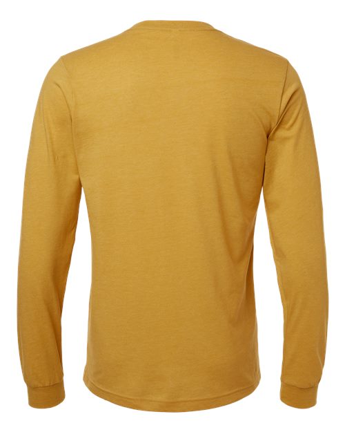 BELLA + CANVAS Heather CVC Long Sleeve Tee 3501CVC