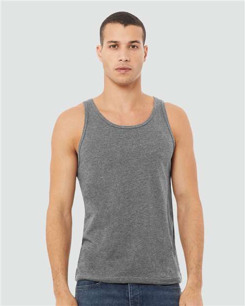BELLA + CANVAS Unisex Heather CVC Tank 3480CVC