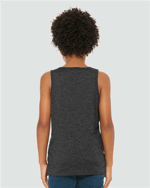 BELLA + CANVAS Youth Heather CVC Tank 3480YCVC