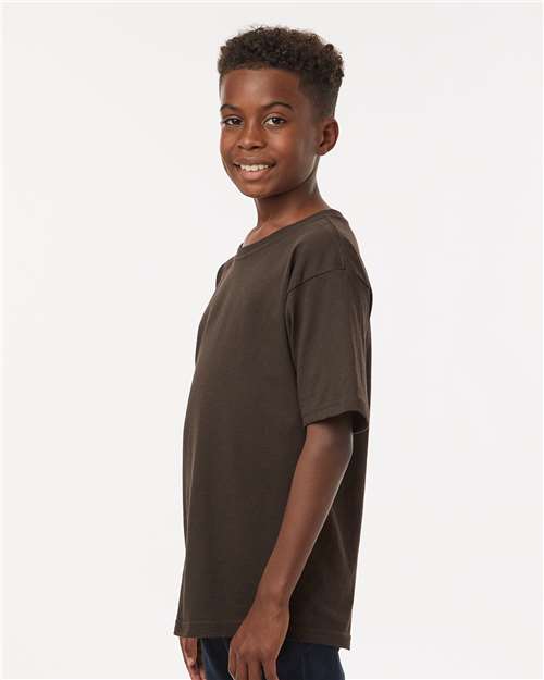 M&O Youth Gold Soft Touch T-Shirt 4850