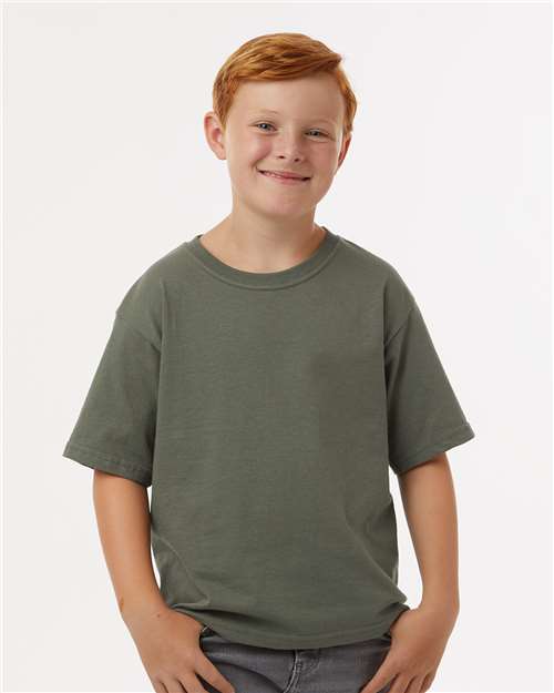 M&O Youth Gold Soft Touch T-Shirt 4850