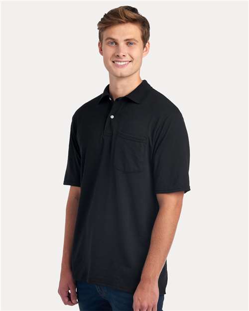 JERZEES Men's Dri-Power® Polo with Pocket 436MP