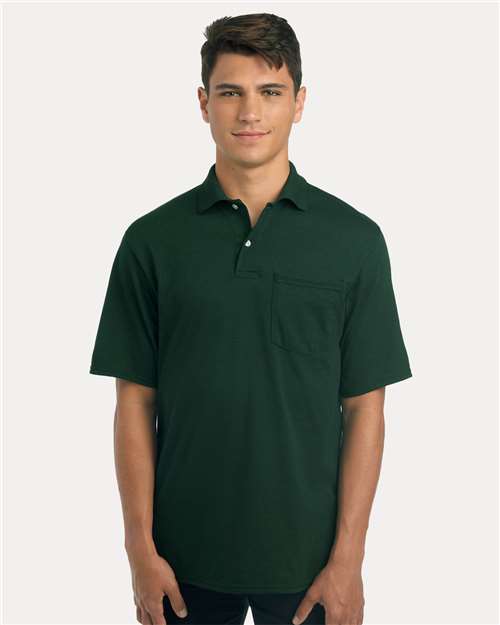 JERZEES Men's Dri-Power® Polo with Pocket 436MP