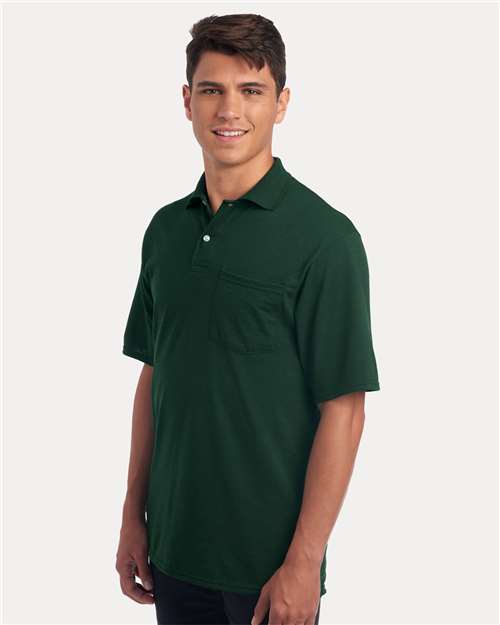 JERZEES Men's Dri-Power® Polo with Pocket 436MP