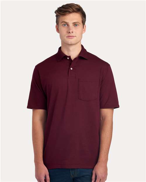 JERZEES Men's Dri-Power® Polo with Pocket 436MP