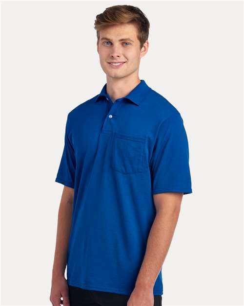 JERZEES Men's Dri-Power® Polo with Pocket 436MP