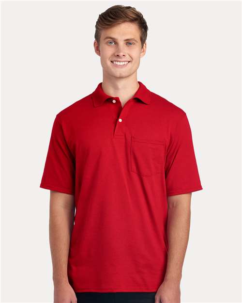 JERZEES Men's Dri-Power® Polo with Pocket 436MP