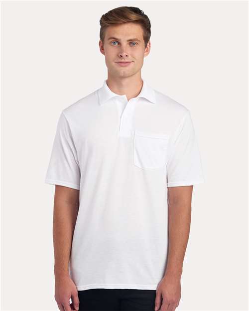 JERZEES Men's Dri-Power® Polo with Pocket 436MP
